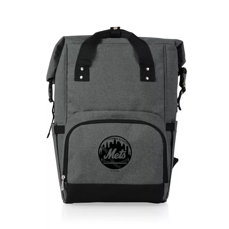 New York Mets – On The Go Roll-Top Backpack Cooler