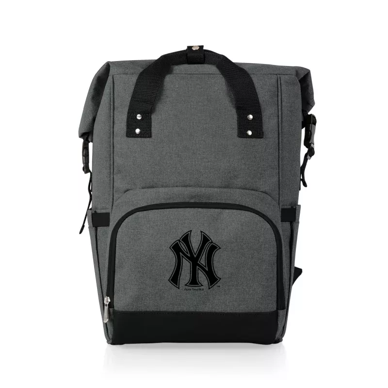 New York Yankees – On The Go Roll-Top Backpack Cooler
