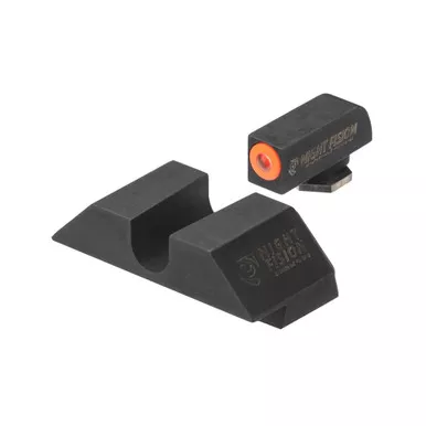 NIGHT FISION Perfect Dot Front Ring/U Notch Blank Rear Sight Night Sight Set for Glock 42/43/43x (GLK-003-014)