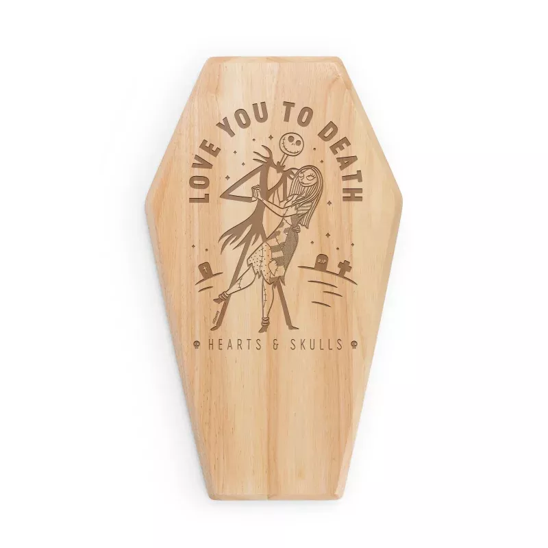 Nightmare Before Christmas Jack & Sally – Coffin Serving Board