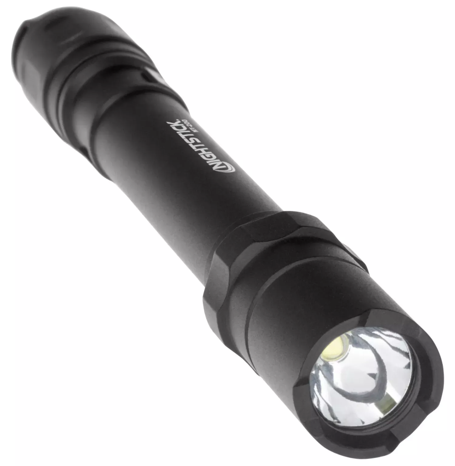 Nightstick MT-200 Mini-TAC Pro Black Anodized Hardcoat Aluminum White LED