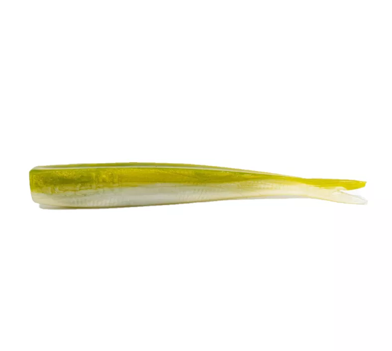 No Live Bait Needed 8" Straight Tail - Green Back