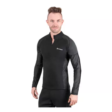 NONZERO GRAVITY Mens Sauna Magma Long Sleeve Black Shirt (NZ-M71-BK)