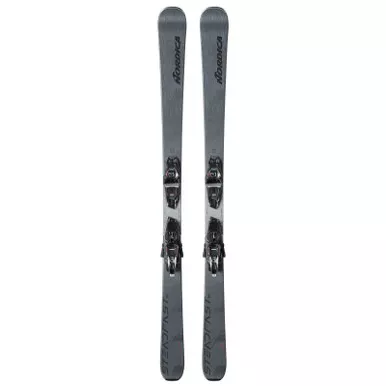 NORDICA Men's Steadfast 85 DC with TPX 12 FDT Bindings Grey Blue/Anthracite Alpine Skis Set (0A5448NB001)