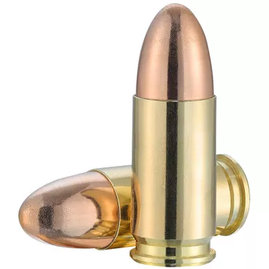 Norma Ammunition 801902412 9mm 158gr Total Metal Jacket 50 Per Box/20 Case