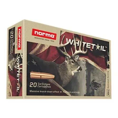 Norma Ammunition Whitetail 7x57mm Ammo 150 Grain Pointed Soft Point 20 Rounds 20171592