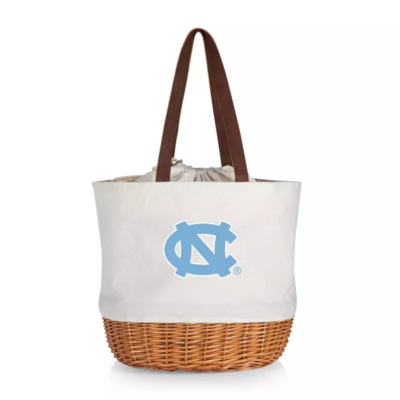 North Carolina Tar Heels – Coronado Canvas and Willow Basket Tote