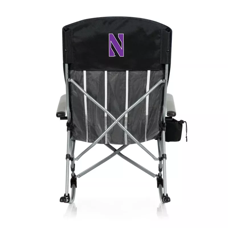 Northwestern Wildcats – Outdoor Rocking Camp Chair