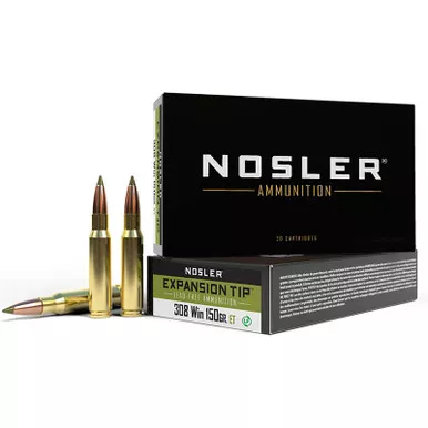 Nosler 40034 E-Tip 308Win 150gr E Tip Lead Free 20 Per Box/10 Case