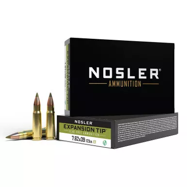 Nosler 40040 E-Tip 7.62x39mm 123gr E Tip Boat Tail 20 Per Box/10 Case