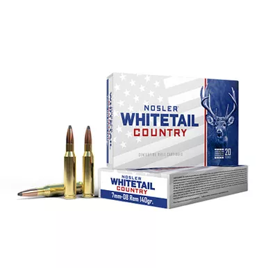Nosler 40115 7mm-08Rem 140gr Spitzer Boat Tail 20 Per Box/10 Case