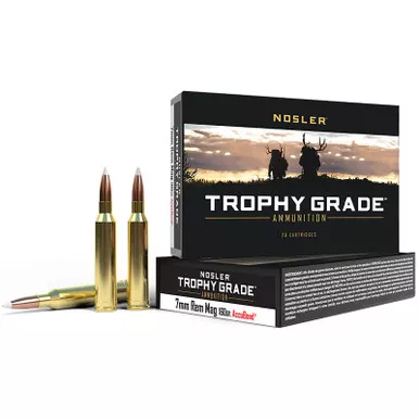 Nosler 47284 Trophy Grade 7mmRemMag 160gr Nosler AccuBond 20 Per Box/10 Case