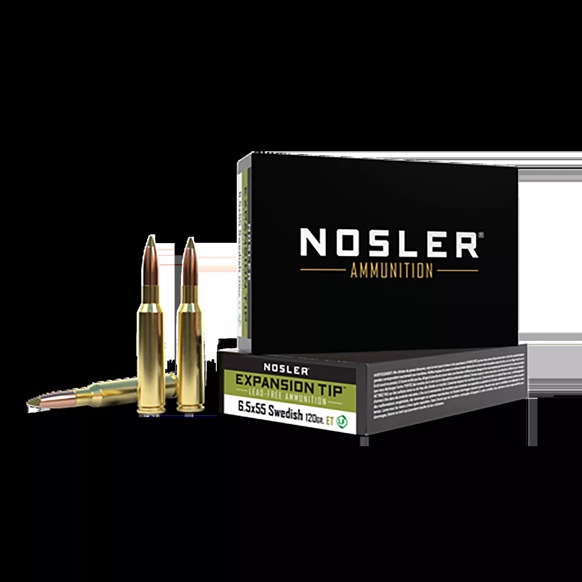 Nosler 6.5x55 Swedish Ammo 120 Grain 20 Rounds 40015
