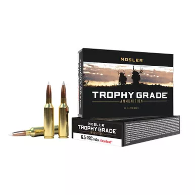 Nosler 61014 Trophy Grade 6.5PRC 140gr Nosler AccuBond 20 Per Box/10 Case