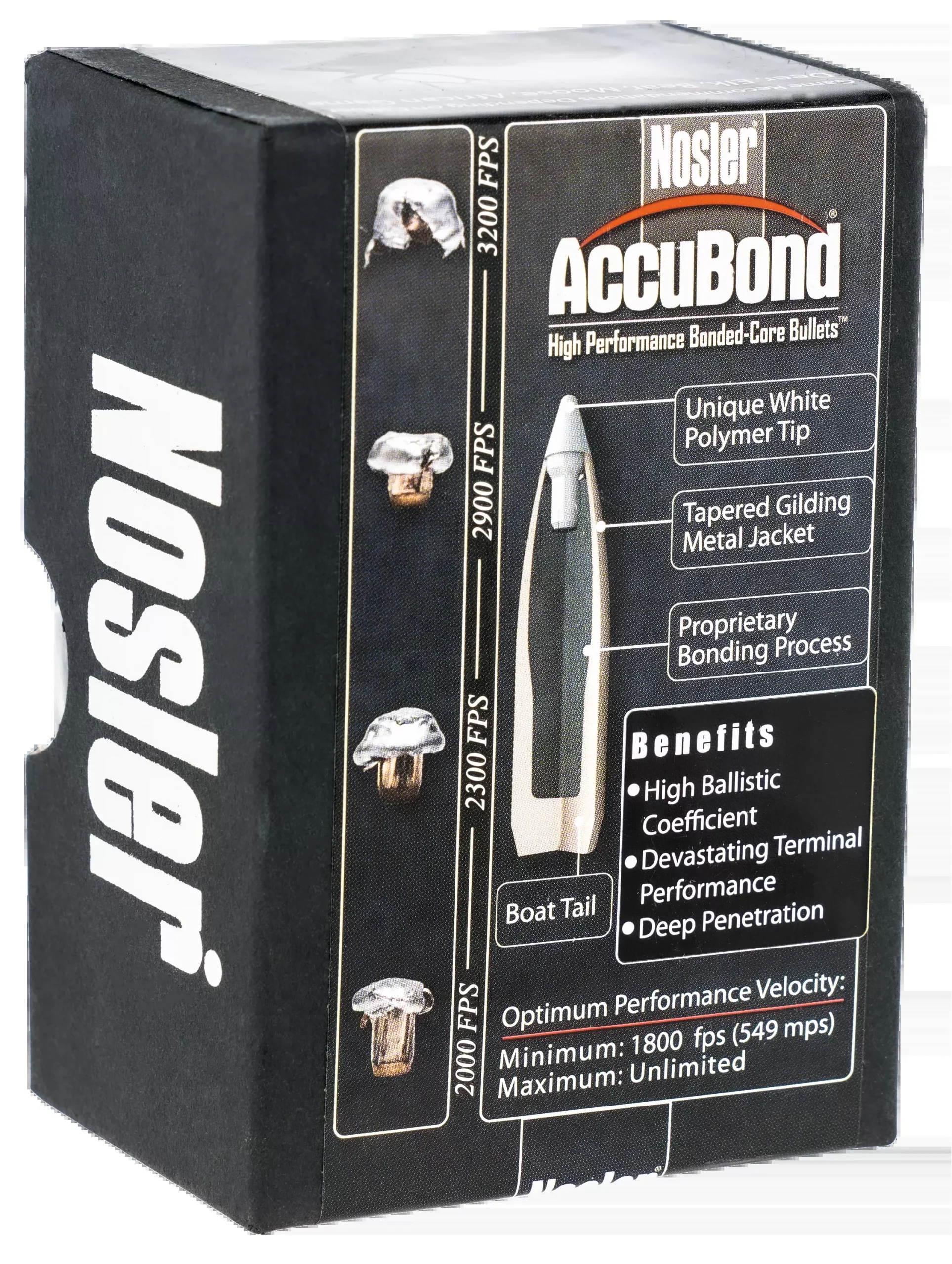 Nosler Accubond Bullets .30 Cal. 150 Gr. Spitzer Point 50 Pk.