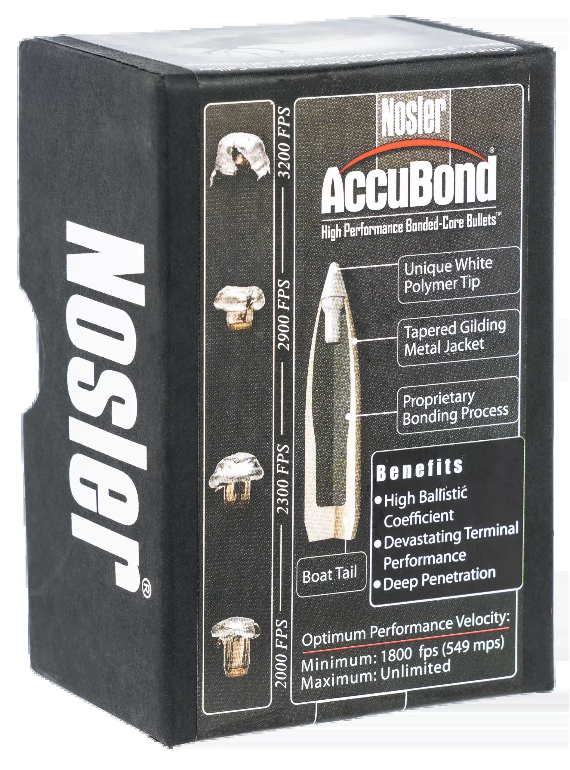 Nosler Accubond Bullets 6mm 90 Gr. Spitzer Point 50 Pk.