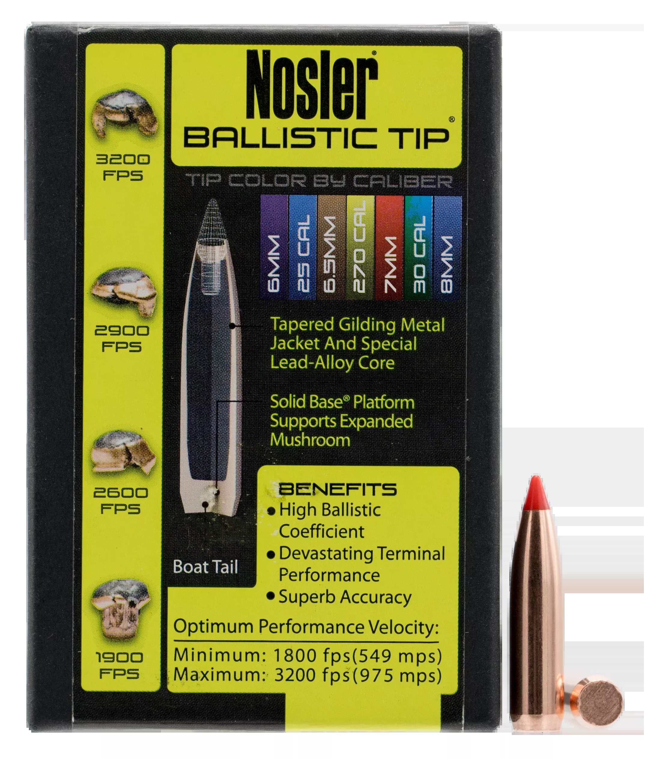 Nosler Ballistic Tip Hunting Bullets 7mm 150 Gr. Spitzer Point 50 Pk.