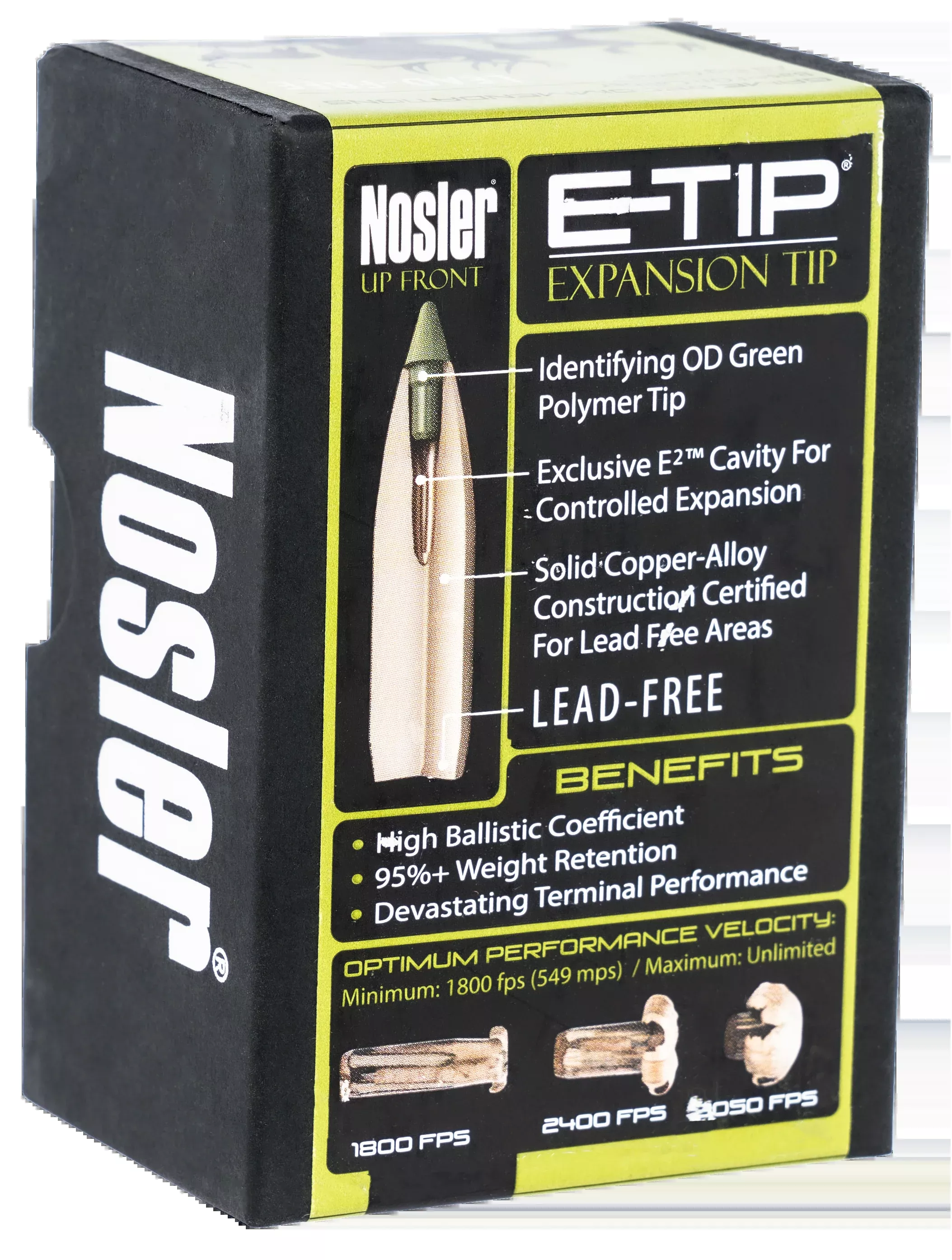Nosler E-tip, Nos 59380 E-tip 30 110 Lf 50