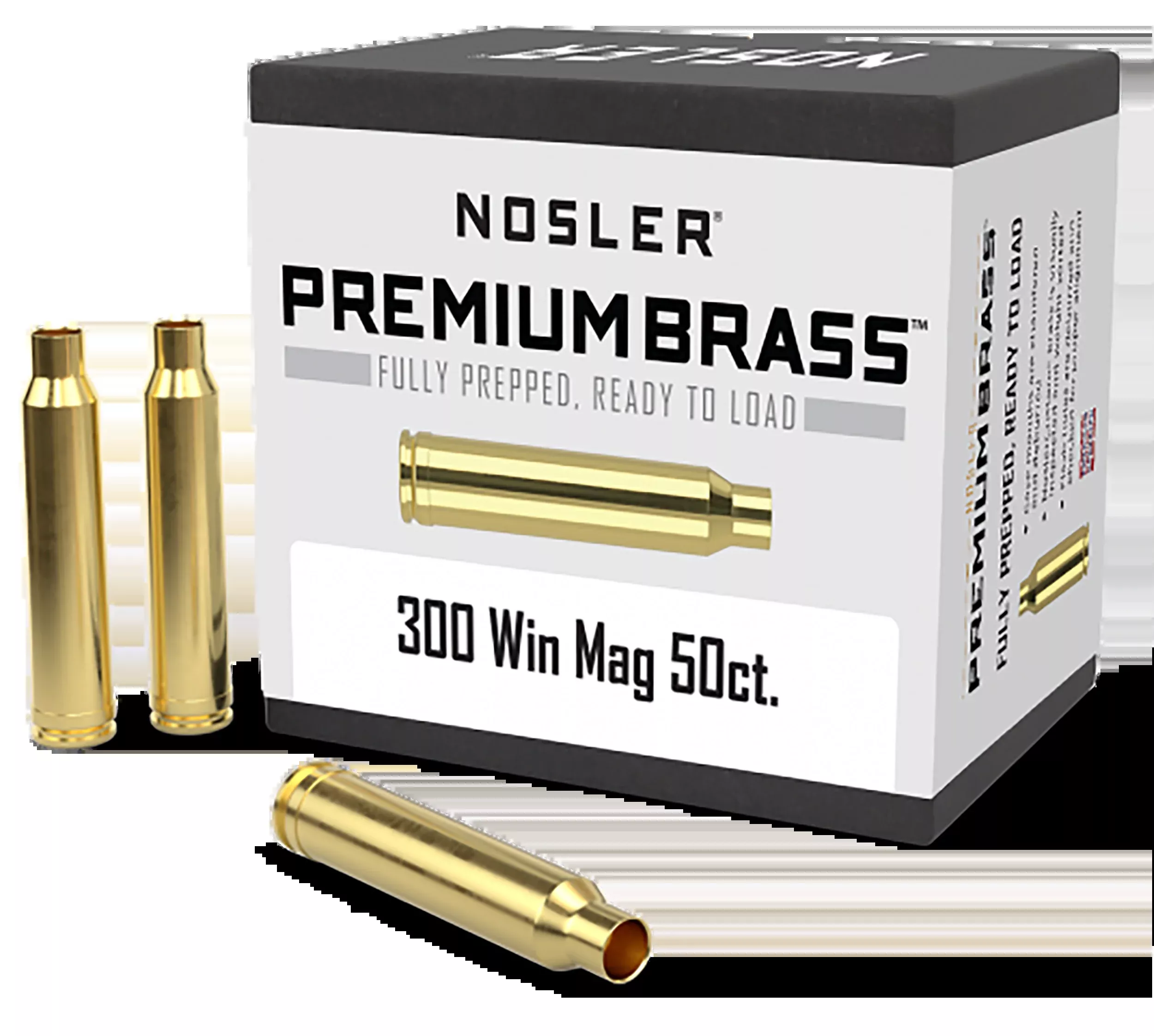 Nosler Premium Brass, Nos 10227 Custom Brass 300 Win Mag50
