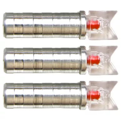 NuFletch IGNT-285-RED/3PK Ignitor Crossbow Nocks, .285 X Bolt, Red Moon, 3 Pack