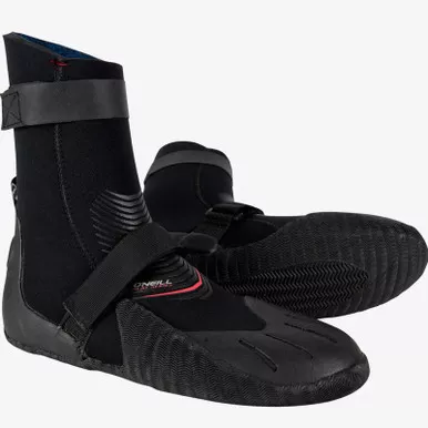 O'NEILL Heat 7mm Round-Toe Black Booties (4790)