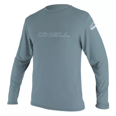 O'NEILL Men's Basic Skins 50+ Dusty Blue Long Sleeve Sun Shirt (4339-270)