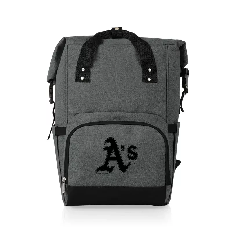 Oakland Athletics – On The Go Roll-Top Backpack Cooler