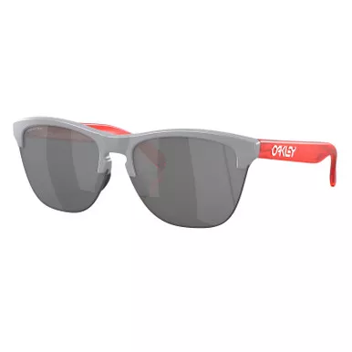 OAKLEY Frogskins Lite Sunglasses w/ Matte Fog Frame and Prizm Black Lens (OO9374-5263)