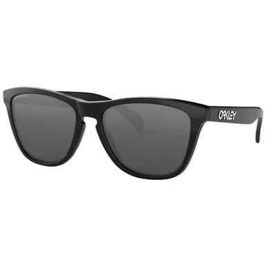 OAKLEY Frogskins Polished Black w/ Prizm Black Sunglasses (OO9013-C455)
