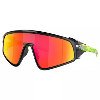 OAKLEY Latch Panel Black Ink Frame/Prizm Ruby Lenses Sunglasses (OO9404-1035)
