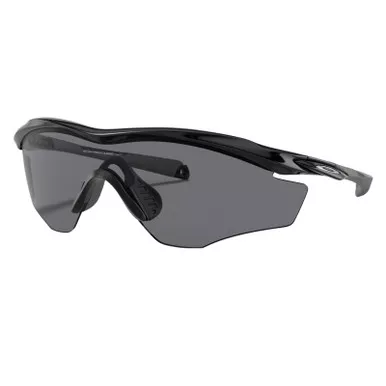 OAKLEY M2 Frame XL Sunglasses with Polished Black Frame and Grey Lens (OO9343-01)