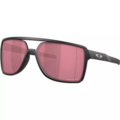OAKLEY Men's Castel Matte Black Frame/ Prizm Dark Golf Lenses Sunglasses (OO9147-0863)
