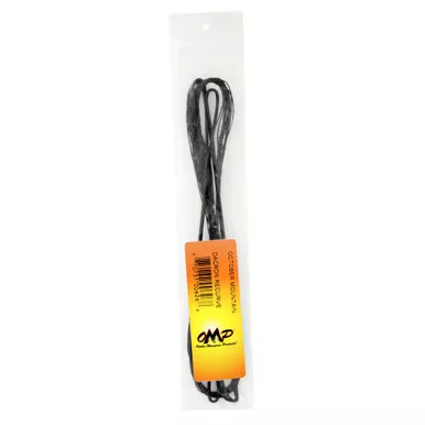 October Mountain 7367 Recurve String, B50, 48 Inches AMO, 14 Strand, Black