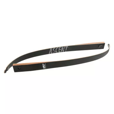 October Mountain 81418 Ascent Recurve Limbs, 58 Inches, 25 lbs, Black
