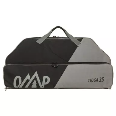 October Mountain Tioga 35 Bow Case , 35 Inches, Black/Grey