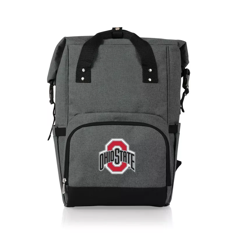 Ohio State Buckeyes – On The Go Roll-Top Backpack Cooler