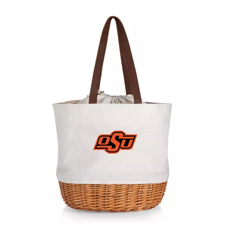 Oklahoma State Cowboys – Coronado Canvas and Willow Basket Tote