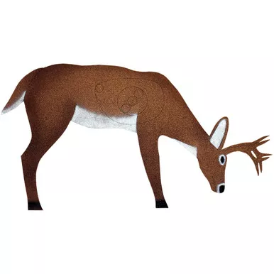 OnCore Targets D4-ANT Archery Target Deer with Antlers, Brown