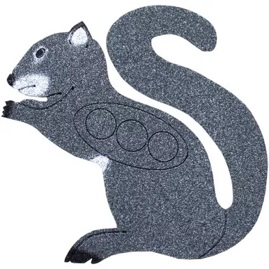 OnCore Targets GS-1 Archery Target Grey Squirrel, Grey