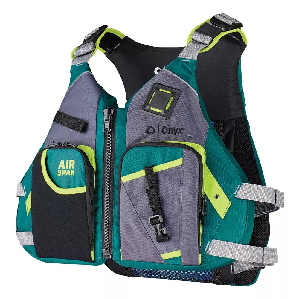 Onyx Airspan Angler Life Jacket – M/L – Green