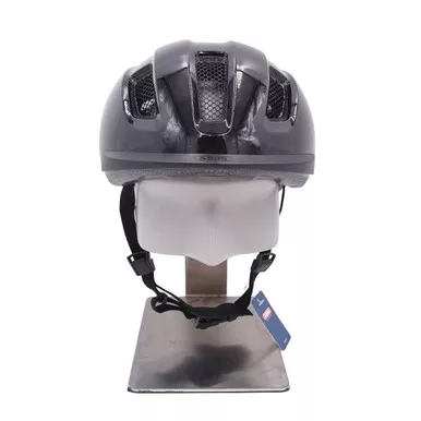 Open Box (Great condition, limited use): ABUS Unisex Purl-Y 2.0 Shiny Black Urban Bike Helmet, Size M (63456)
