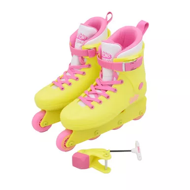 Open Box (Great condition, limited use): IMPALA Lightspeed Inline Skate, Color: Barbie Bright Yellow, Size: 9 (IMPINLINE1-BARBIE-BRIGHT-YELLOW-9)