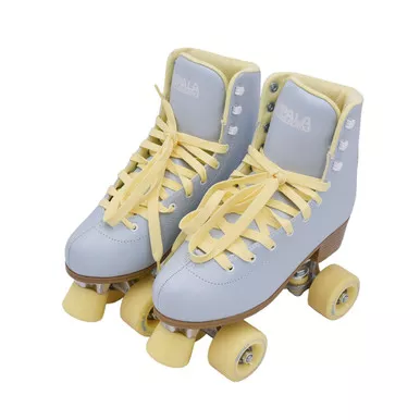 Open Box (Great condition, limited use): Impala Quad Skate, Color: Sky Blue/Yellow, Size: 7