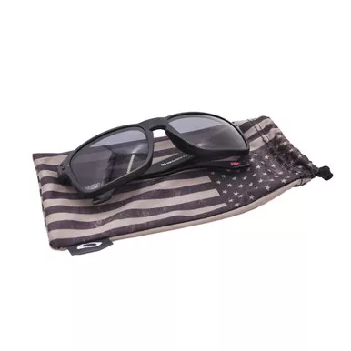 Open Box (Great condition, limited use): OAKLEY SI Holbrook Matte Black Tonal Icon/Gray Sunglasses (OO9102-E555)