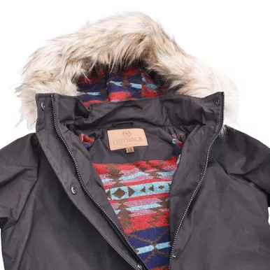 Open Box (Great condition, limited use): OUTBACK TRADING Luna Jacket, Color: Black, Size: L (29695-BLK-LG)