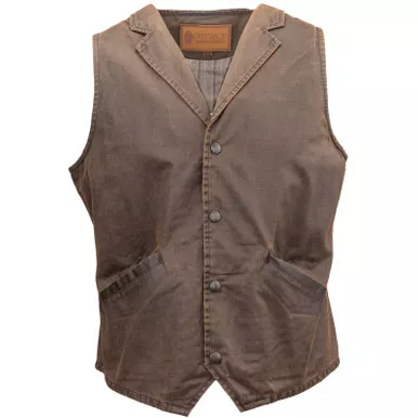 OUTBACK TRADING Arkansas Brown Vest (2835-BRN)