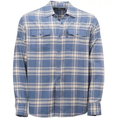 OUTBACK TRADING Mens Outback Cotton Plaid Shirt (40305)