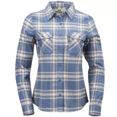 OUTBACK TRADING Women's Cotton Plaid LS Shirt (40312)