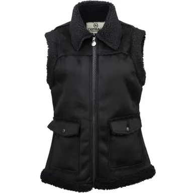OUTBACK TRADING Women's Kimberly Black Vest (29876-BLK)