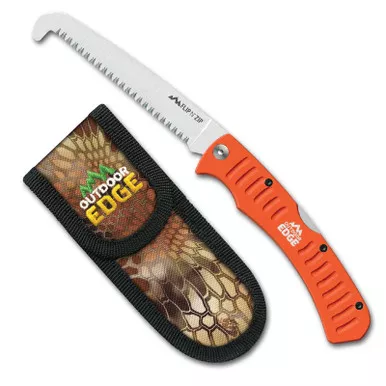 Outdoor Edge FW-45 Flip n' Zip™ 4.50" Aluminum Handle Folding Saw with Kryptek Highlander Nylon Sheath